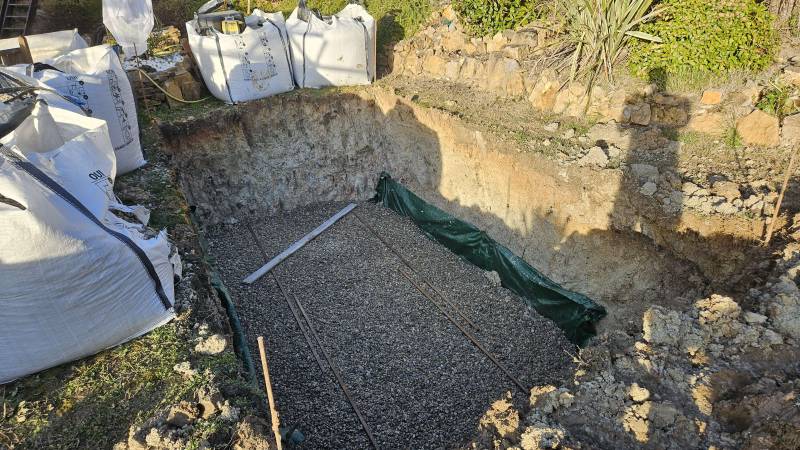 Mise en place d'une piscine en coque de moins de 10m2 à Cagnes sur Mer, Côte d'Azur