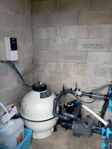 Filtration d'une piscine avec un filtre à sable