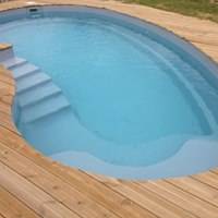 Piscine haricot Africa de Prat Poliester à Mandelieu dans les Alpes Maritimes