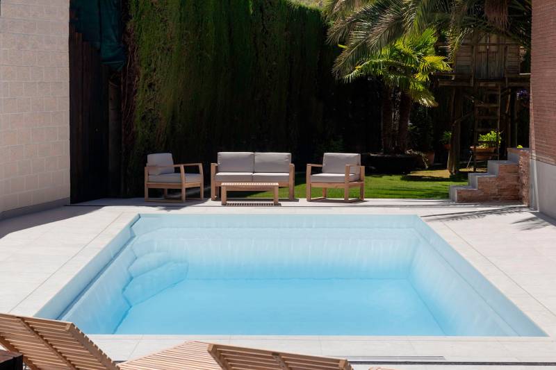 Mini piscine installée à Vence 