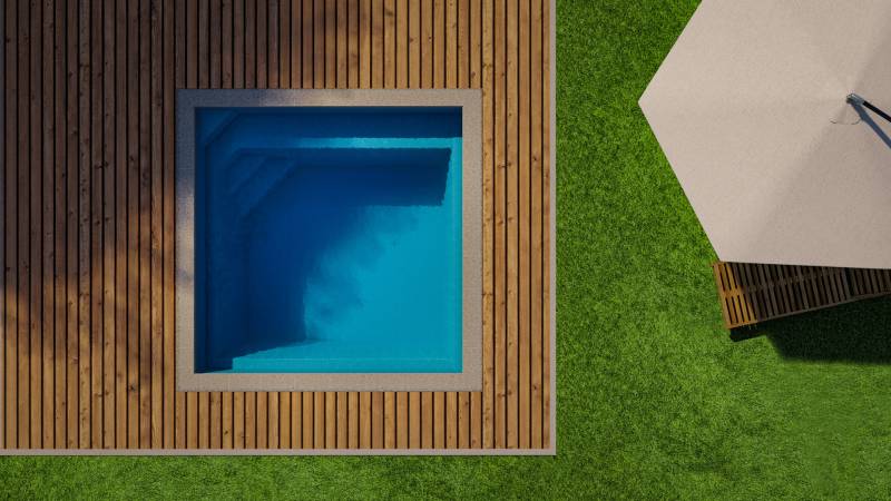 Piscine Iris 1 de Ceramic de Luxe