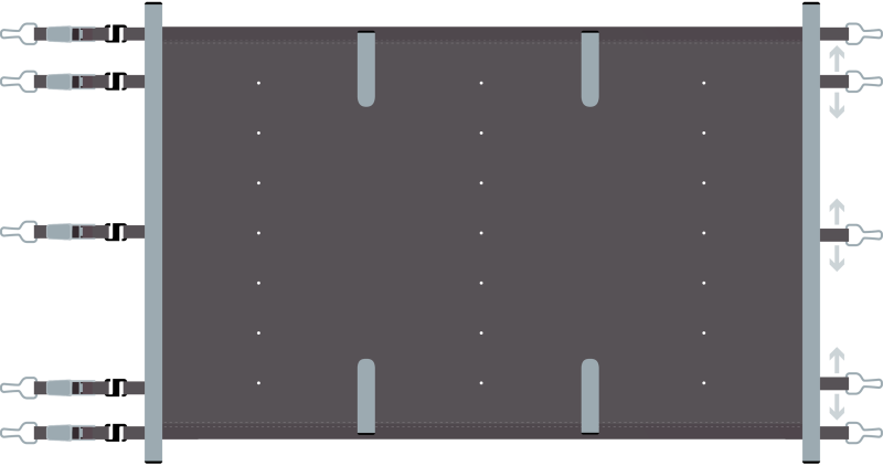 couverture à barres anthracite