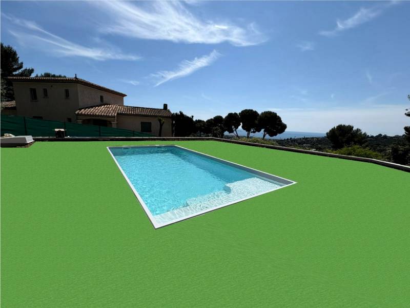 Installation de la piscine MALIBU 7