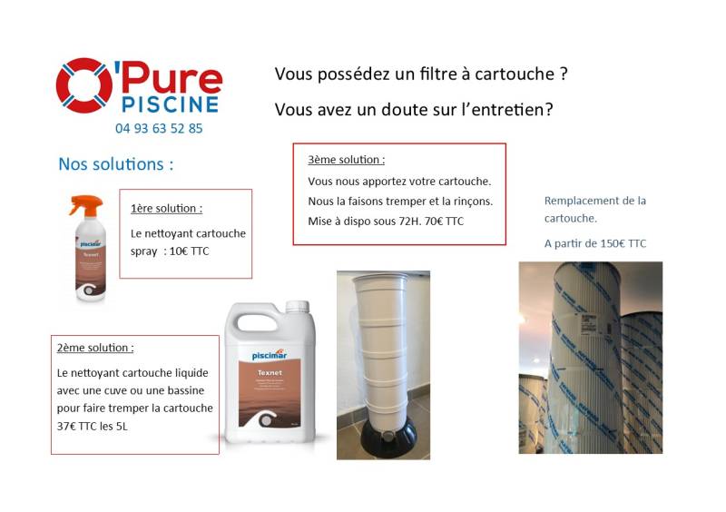 Service de nettoyage de cartouche proche de Vallauris 