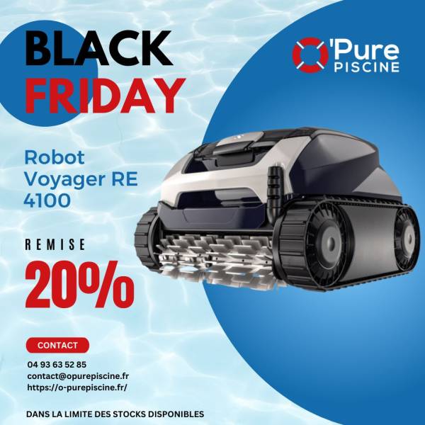 Black Friday sur les robots électriques de piscine Zodiac