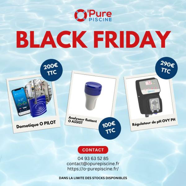 Black Friday sur la domotique, le traitement automatique de l'eau, régulateur de ph.