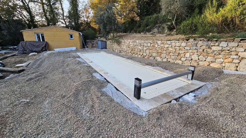 Couverture automatique hors sol à Mandelieu