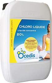 Chlore liquide pour votre piscine à Mandelieu