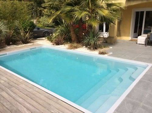 Piscine coque polyester modèle SAHARA 7